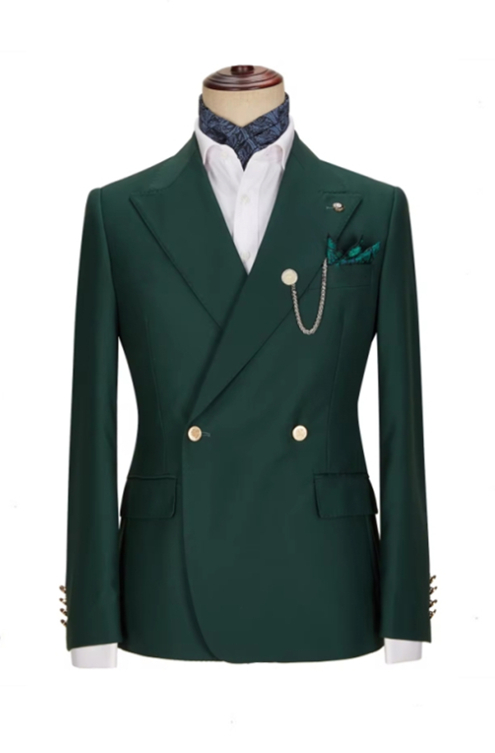 green men's suit