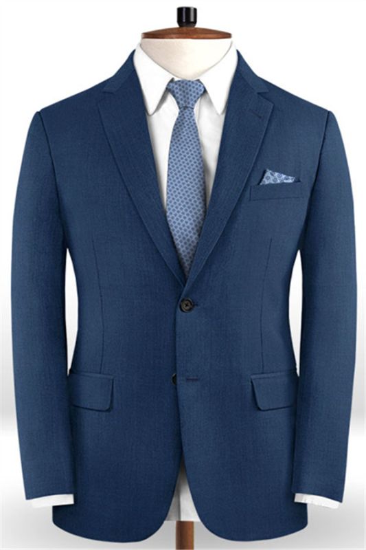 Gentleman Dark Navy New Stlyle Suits Tuxedo | Skinny Blazers Business ...
