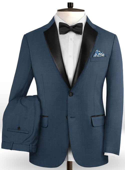 Navy Blue Notched Lapel Men Suits for Business | Two Pieces Prom ...