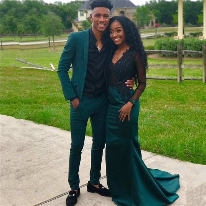 emerald green homecoming suit