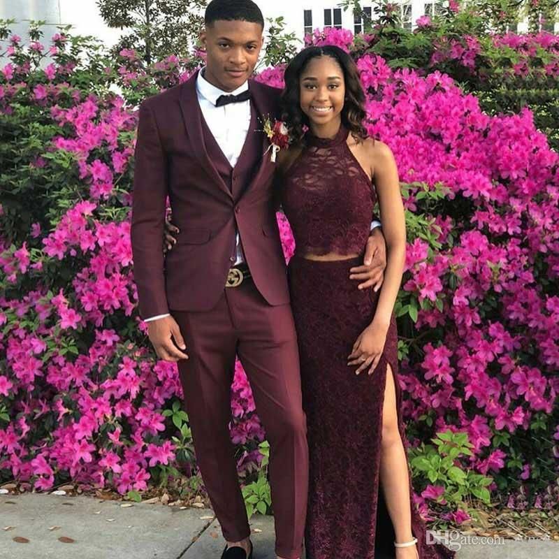 prom tuxedos burgundy