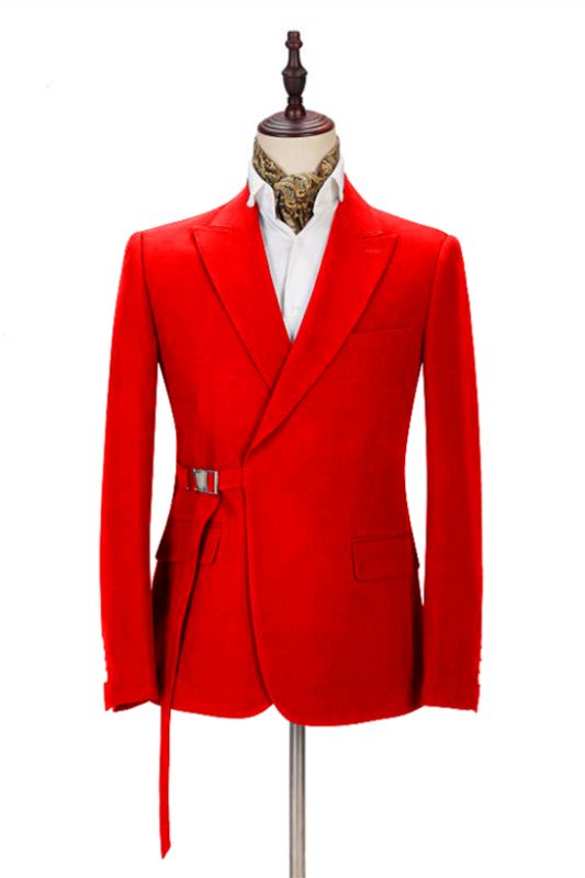 Bright red clearance suit jacket