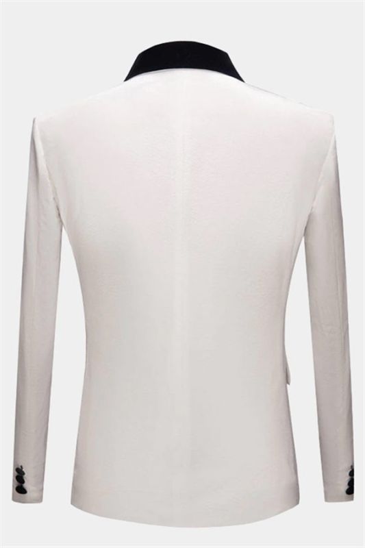 White velvet hotsell suit jacket