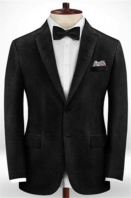 Finn Black Blend Business Men Suits | Slim Fit Tuxedo with 2 Pieces_1