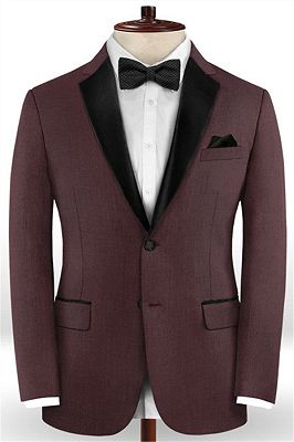 burgundy wedding suits | Allaboutsuit