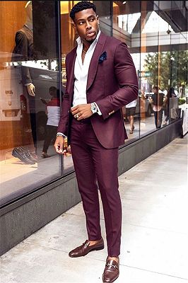 burgundy suit looks