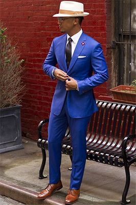 royal blue suit for men