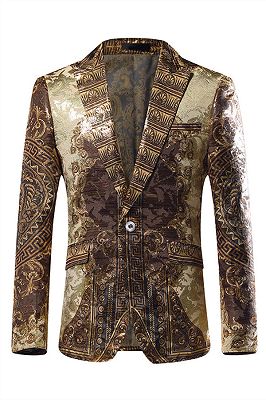 mens gold sport coat