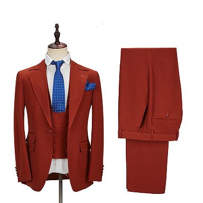 Erik Fashion Notched Lapel Best Fitted Men Suits_4