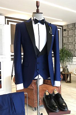Royal Blue Velvet Suit - Mens Wedding Formal Sapphire Suit In Canada