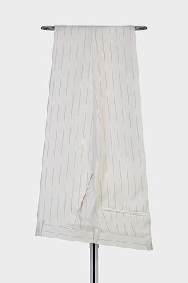 Peterson Ivory Peaked Lapel Double Breasted Striped Prom Suits_3