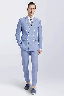 light blue leisure suit