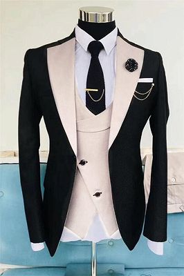 Black Wedding Tuxedos For Men | Formal Dinner Prom Outfit Suits ...
